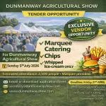 Exclusive vendor opportunity at Dunmanway show